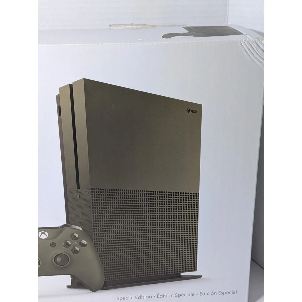 Xbox One S Battlefield 1 Military Green 1TB Console And Box Only